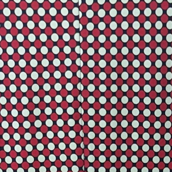 LANDS’ END Polka Dot Keyhole Sheath Dress Bias Cut Sleeveless Pockets MCM Retro - Picture 2 of 8